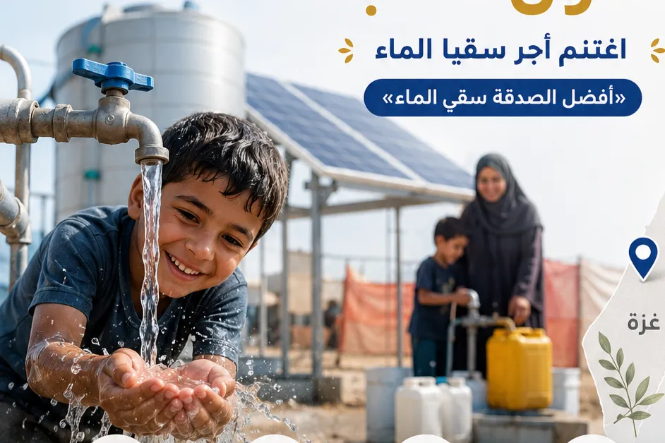 بئر تعاون الأحبة - سهمك يسقي 10 أفراد يوميًا